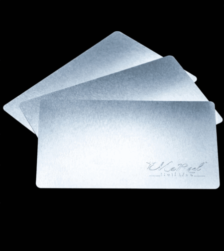 Präsentations, Display Cards Silver