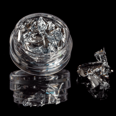Nail Art Foil Silver Gloss