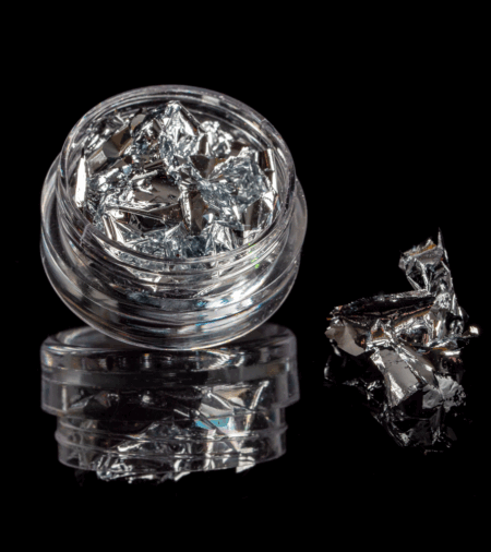 Nail Art Foil Silver Gloss
