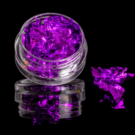 Nail Art Foil Violet Chrome