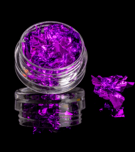 Nail Art Foil Violet Chrome