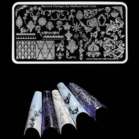Stamping Platte Barock Design
