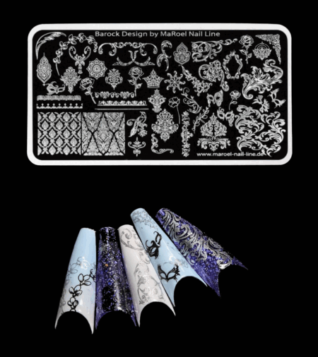 Stamping Platte Barock Design