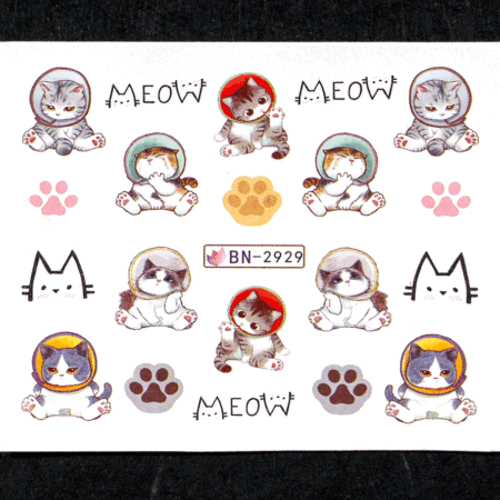 Wet Sticker Cats 2929