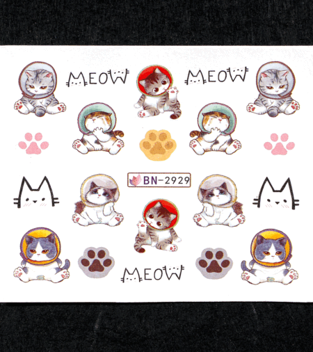 Wet Sticker Cats 2929