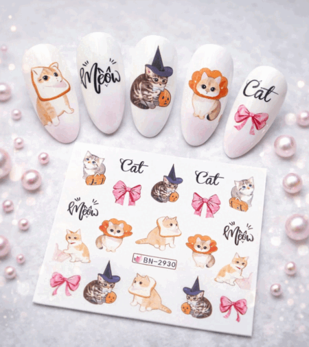 Wet Wasser Transfair Sticker Cats 2930
