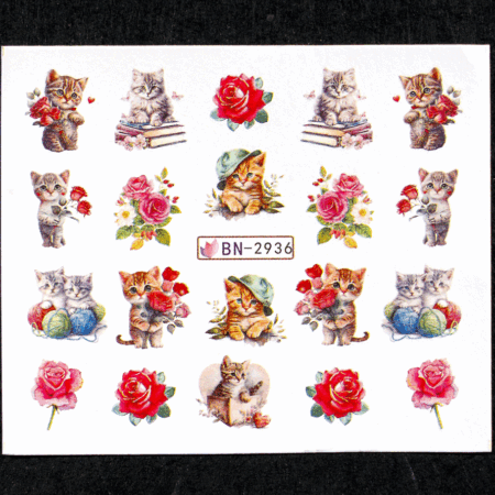 Wet Sticker Cats 2936