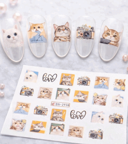 Wet Wasser Transfair Sticker Cats 2938