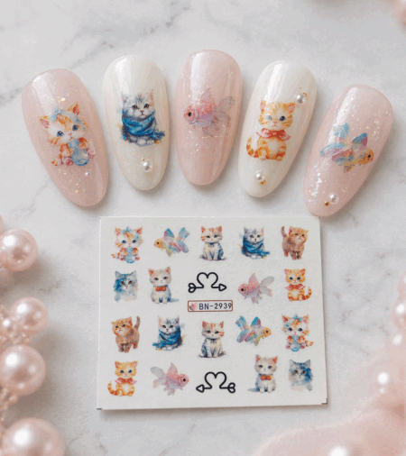 Wet Wasser Transfair Sticker Cats 2939
