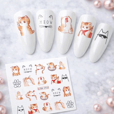 Wet Wasser Transfair Sticker Cats 2932