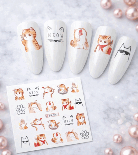 Wet Wasser Transfair Sticker Cats 2932