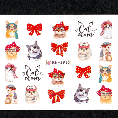 Wet Sticker Cats 2935