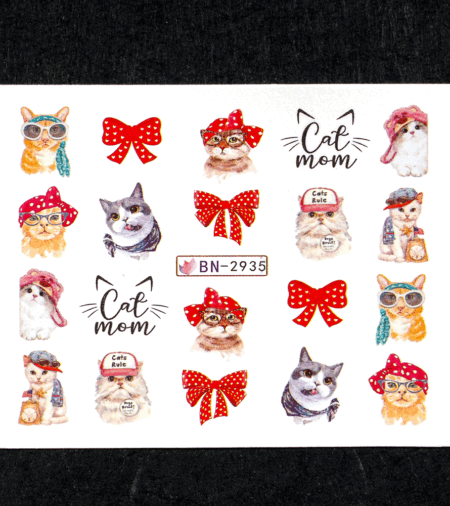 Wet Sticker Cats 2935