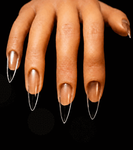 Fullcover Tips Stiletto Nageldesign