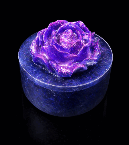 Acryl Dose Liquid Döschen Rose Dappen Dish
