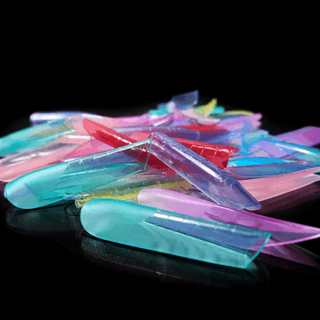 Nail Form Dual Tips colored
