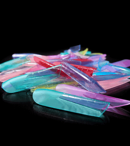 Nail Form Dual Tips colored
