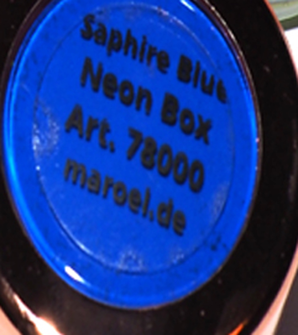 Neon Box Two Saphire Blue