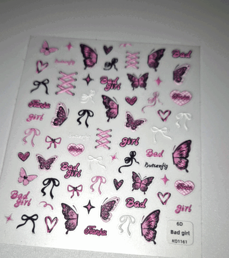 6D Pink Butterfly
