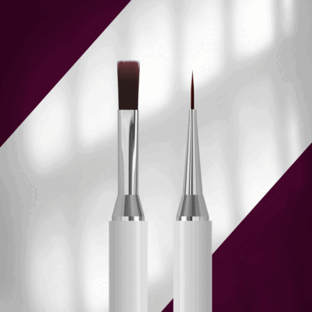 STALEKS EXCLUSIVE 08/03 Doppelseitiger Pinsel für Gel 10 mm / Liner 10 mm