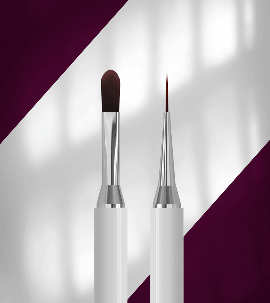 STALEKS EXCLUSIVE 06/11 Doppelseitiger Pinsel für Gel 11 mm / Liner 12 mm