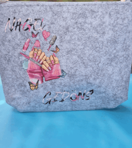 Design Kosmetiktasche aus Filz