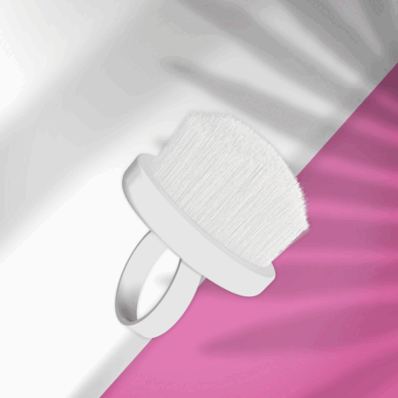 STALEKS EXPERT 03 Mini Maniküre-Ringbürste zum Entfernen von Staub (10 Stück)