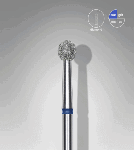 STALEKS EXPERT Diamantfräser Kugel blau, Durchmesser 4 mm