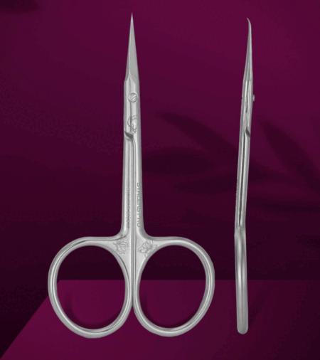 Staleks Professionelle Nagelhautschere mit Haken EXCLUSIVE 21 Typ 2 Magnolia