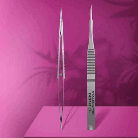 STALEKS EXPERT 93 TYPE 1 Professionelle Mikro-Schere für Nagelhaut mit Haken