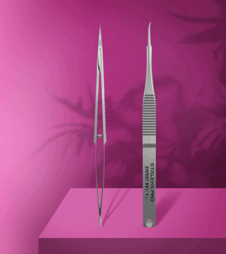 STALEKS EXPERT 93 TYPE 1 Professionelle Mikro-Schere für Nagelhaut mit Haken
