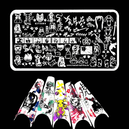 Stamping Platte Anime Design
