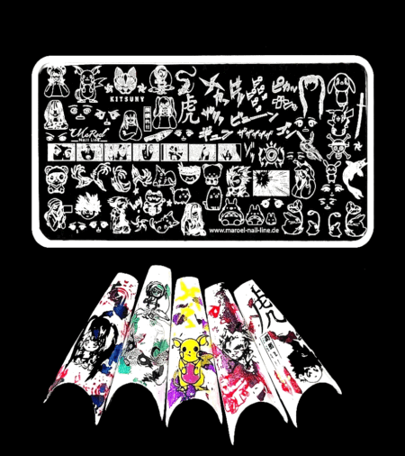 Stamping Platte Anime Design