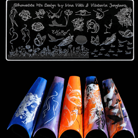 Stamping Platte Silhouette Mix