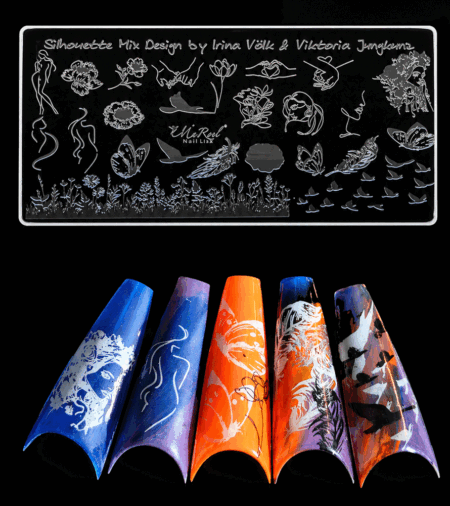 Stamping Platte Silhouette Mix