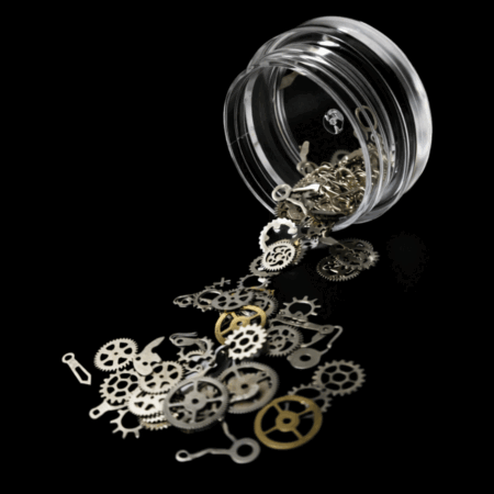 Inlay Steam Punk silber