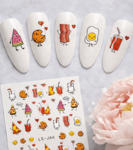 Nagelsticker Breakfast