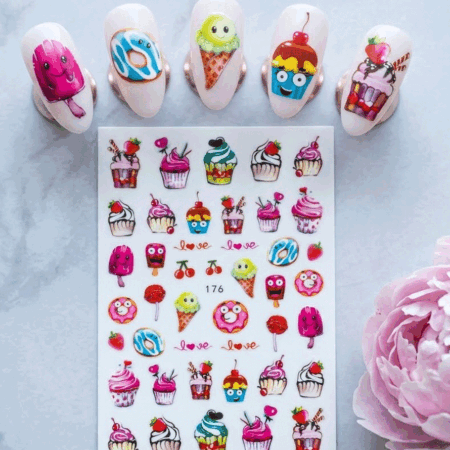 Nagelsticker Cup Cakes