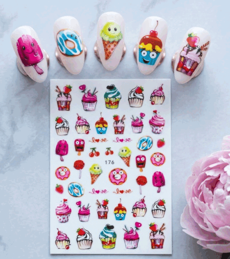 Nagelsticker Cup Cakes