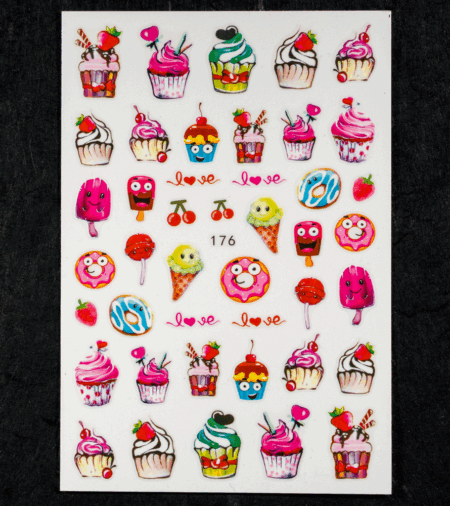 Sticker Cup Cakes