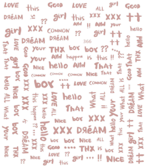 Sticker Schrift Rose 2