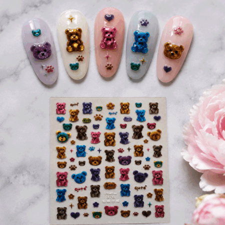 Nagelsticker Teddybär