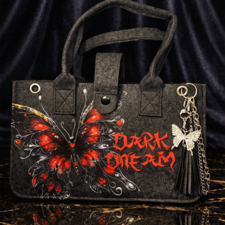 Design Handtasche aus Filz Dark Dream
