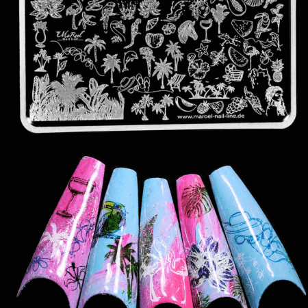 Stamping Platte Tropical Design