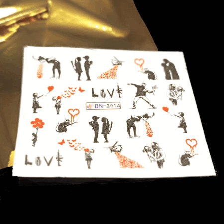 Wet Sticker My Valentin 2014