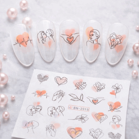 Wet Wasser Transfair Sticker My Valentin 2015