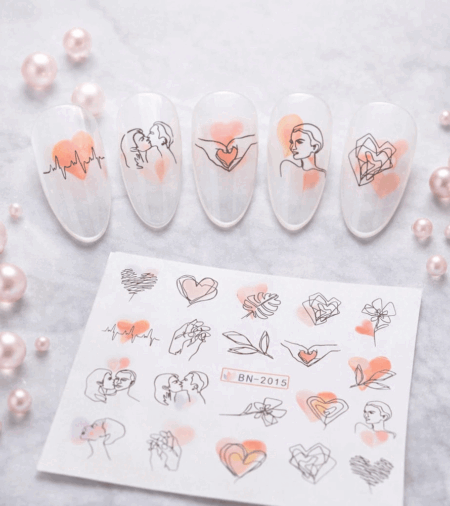 Wet Wasser Transfair Sticker My Valentin 2015