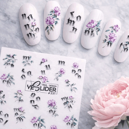 Yes Slider 331 Nails Water sticker 